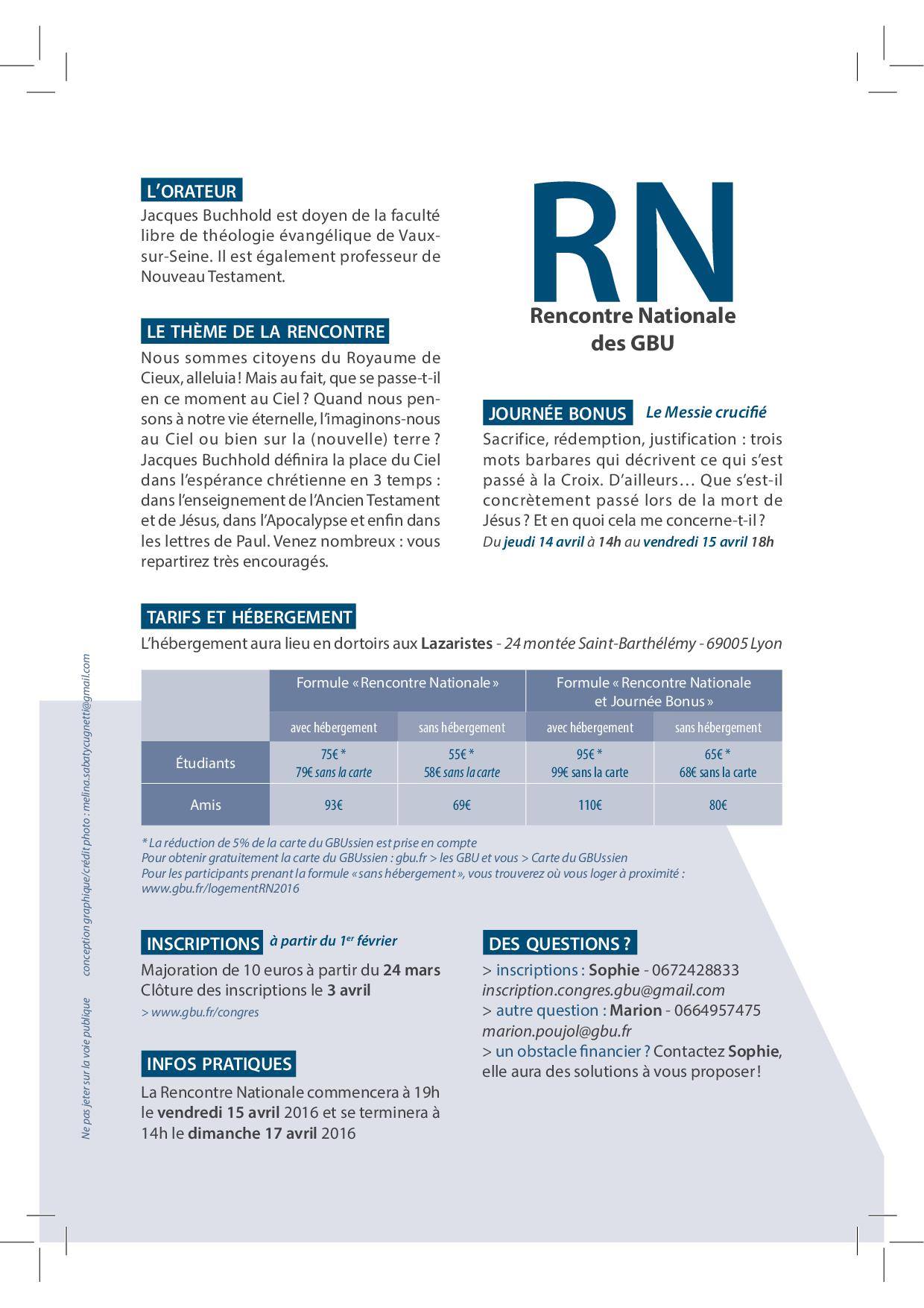 Rencontre nationale 2